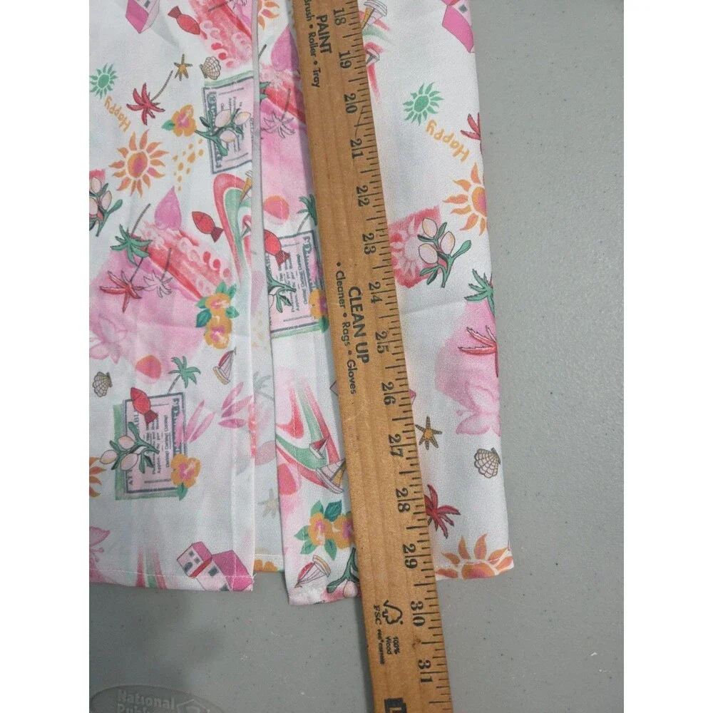Francescas kathy Satin Midi Skirt small new with tags coastal vacation